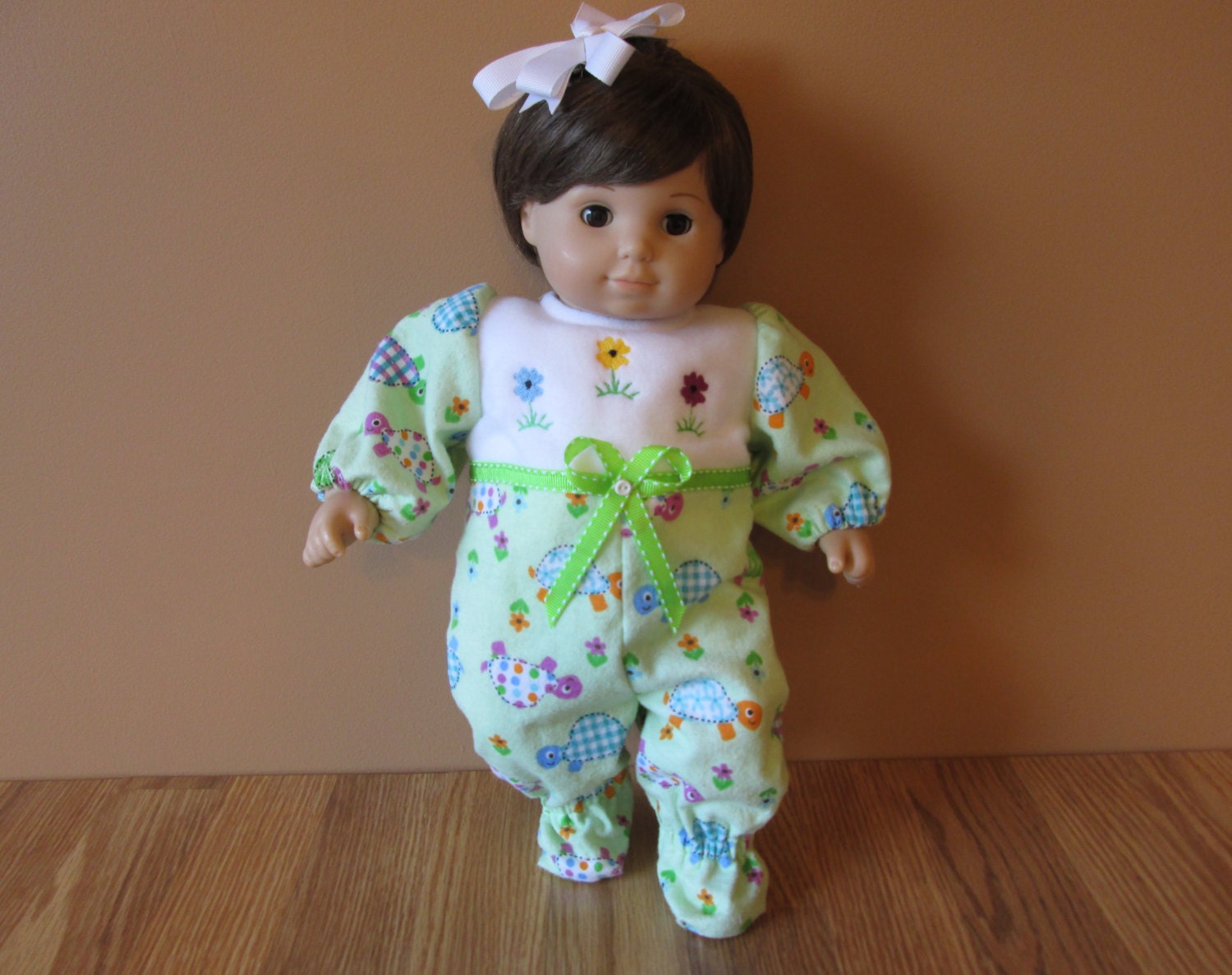 Footed Sleeper with Diaper for 15 inch American Girl Bitty