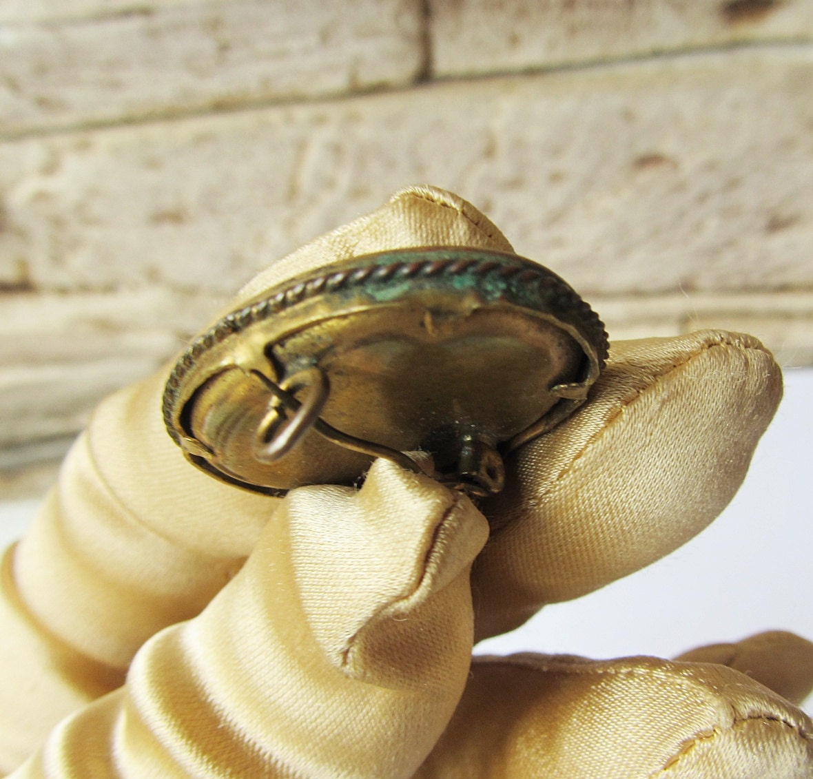 Antique Picture Frame Brooch Pin Antique Jewelry by ANTIQUEcountry