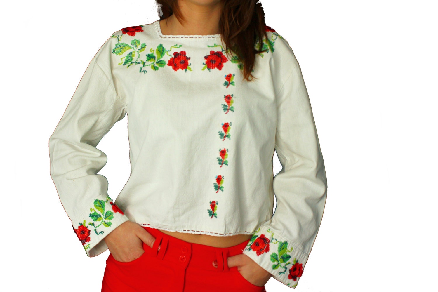 An Atlantic Folk Blouse