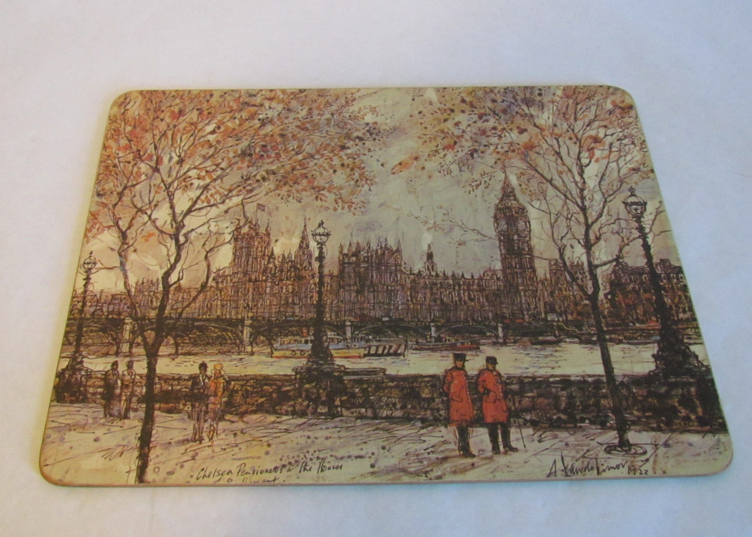 Cork Hot Pad Trivet London Scene