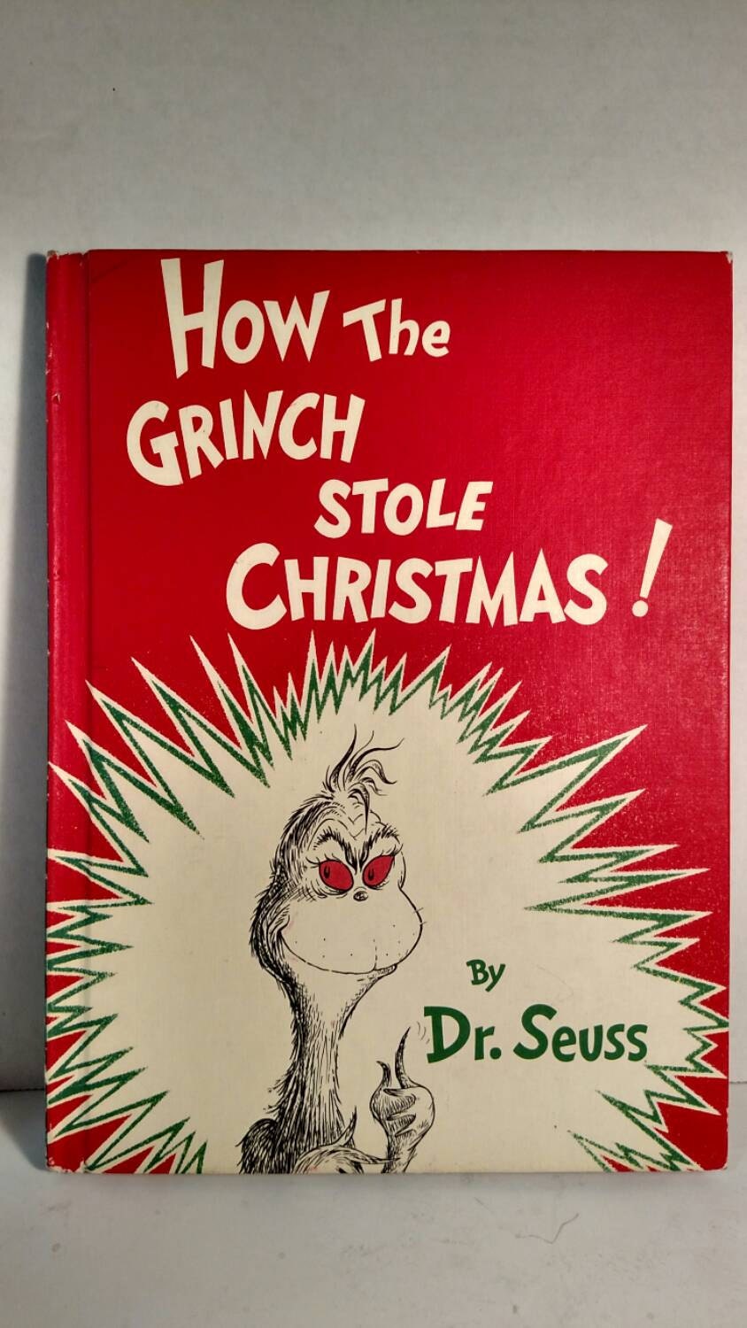 DR SEUSS How The Grinch Stole Christmas Book by AntiquesRevived