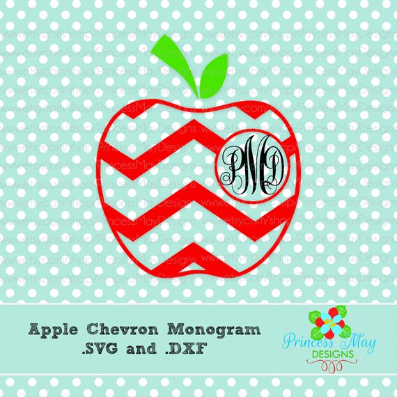 Download Items similar to Apple Chevron Monogram Digital File- SVG ...