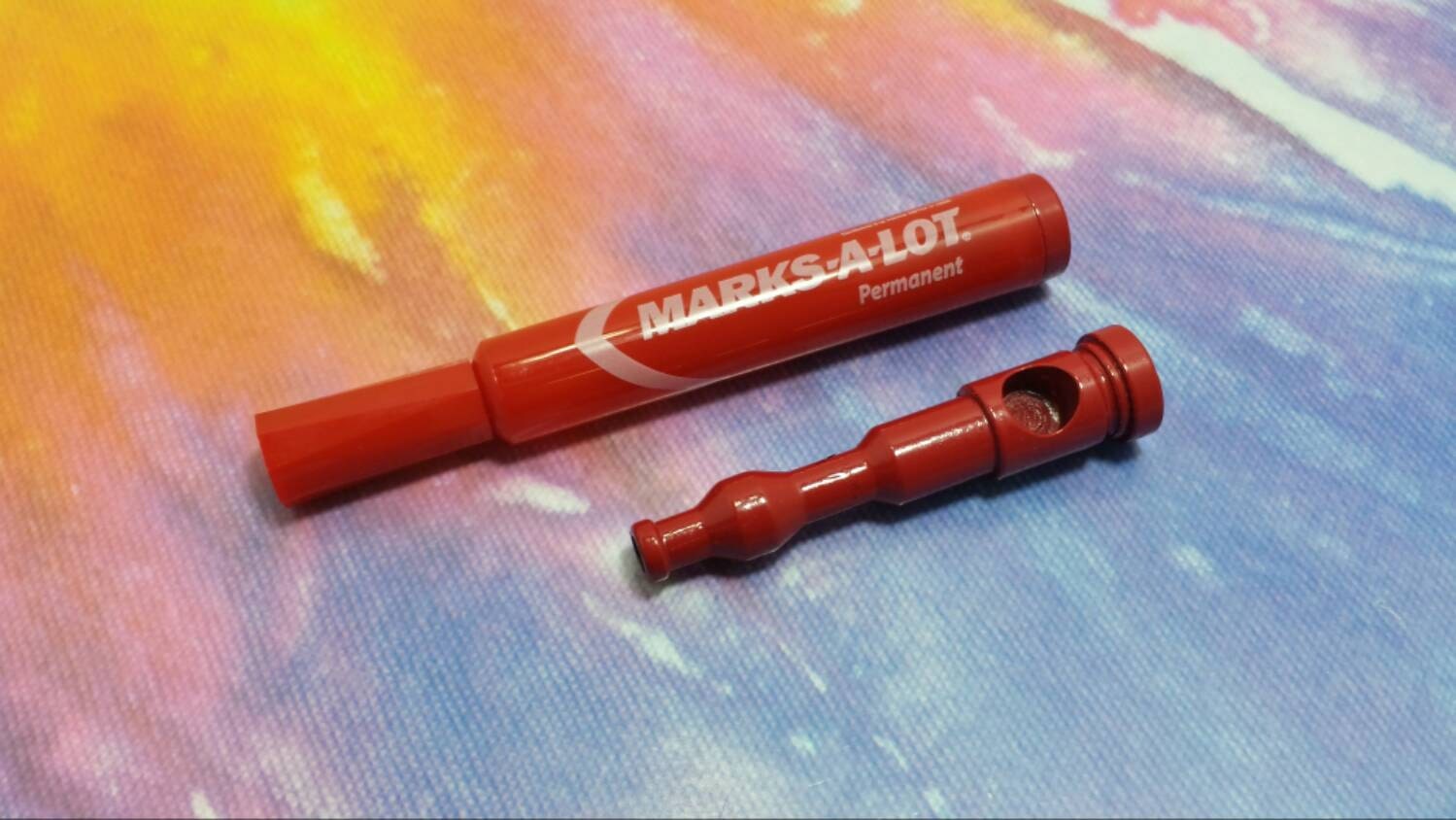 Red Magic Marker Disguised Tobacco Pipe BUY 2 by IllusionsStore