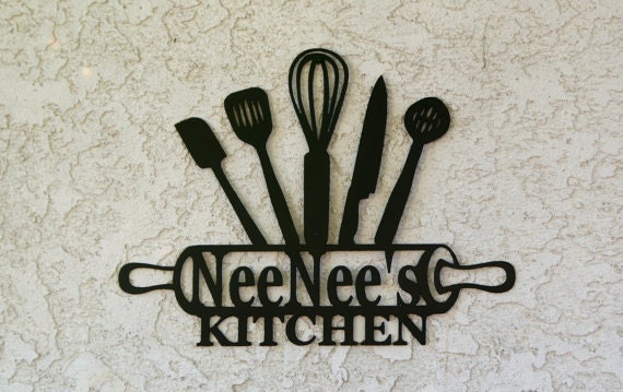 Kitchen Metal Sign Kitchen sign Personalized Kitchen sign