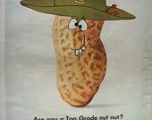 Skippy Peanut Butter Ad "Are You a Top Grade Nut Nut?" Original Advertising 1960s