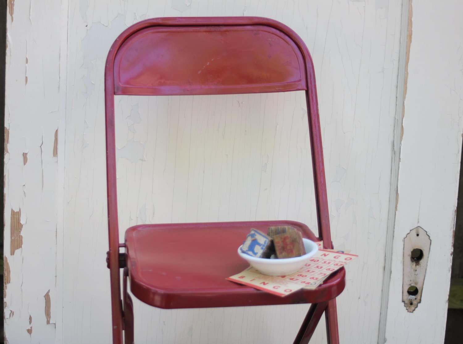 Vintage Hampden Folding Metal Children’s Chair Haute Juice