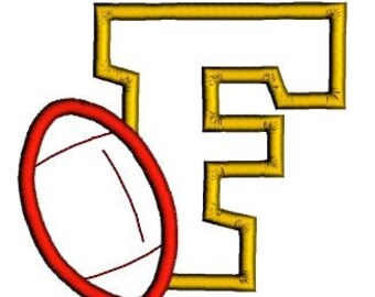 Football font embroidery design. Sports font. 4x4 hoop design. Football font. Sports font with ball. Football monogram. Boys font. Alphabet.