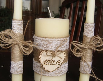 Unity Rustic Ceremony Candles Unity Rustic Ceremony Candles