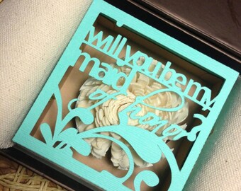Will you be my bridesmaid - unique personalized proposal gift box