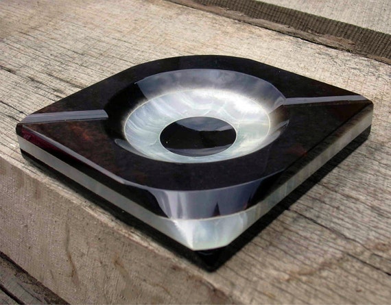 natural obsidian and onyx handmade ashtray original gift for natural obsidian and onyx handmade ashtray original gift for