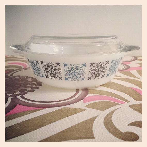 Retro Pyrex Jaj Casserole Dish Chelsea Medium By Curlytink