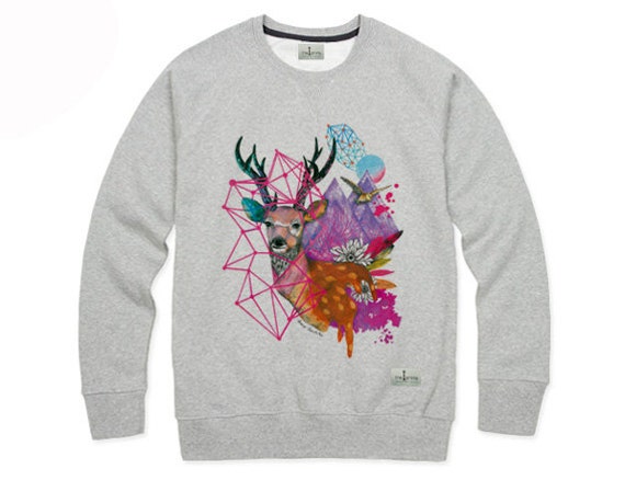 Graphic Crewneck Sweatshirts for Men Long Sleeve by ChanbyChanT
