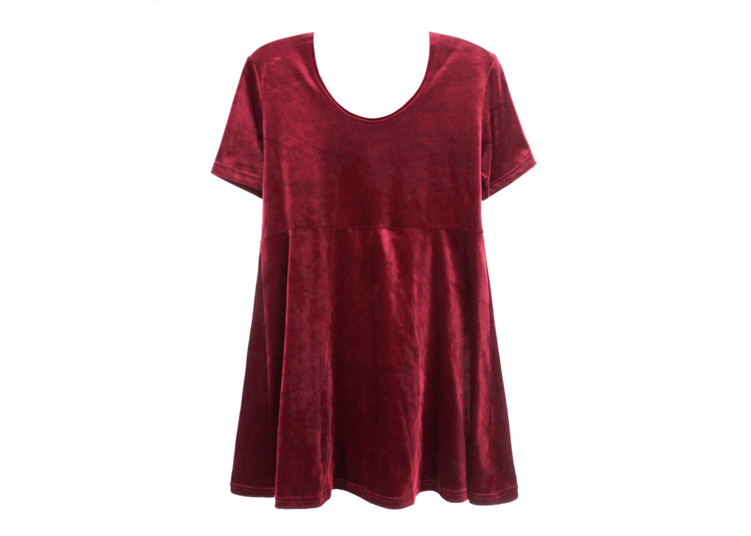 Maroon Velvet BabyDoll Maternity Dress by LaukatCouture on Etsy