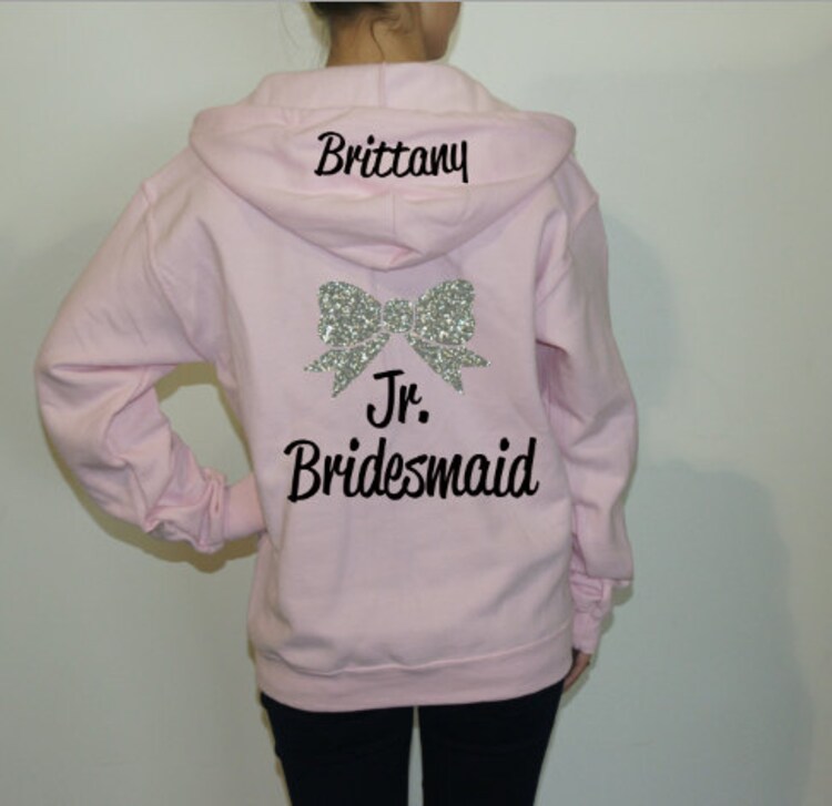 Cute Bridesmaid hoodies for your Bridal by BrideAndEntourage