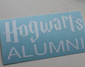 Hogwarts Alumni Harry Potter Car decal