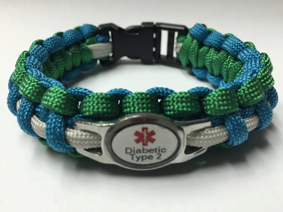 Diabetic Type 2 Medical Alert Bracelets