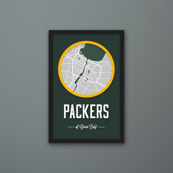 Green Bay Packers Print by PortlySportsman on Etsy