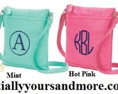 cross body bag with initials