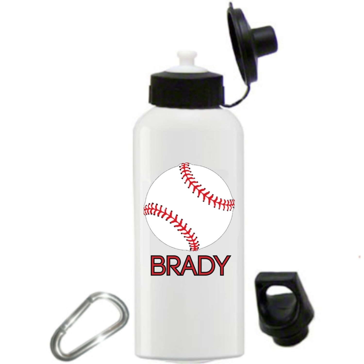 Personalized Water Bottle Baseball Water Bottle