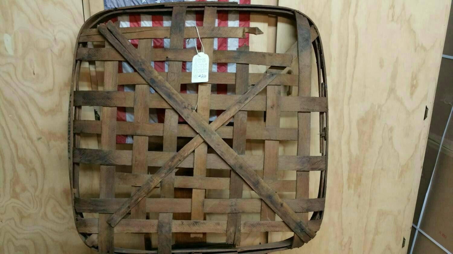 Vintage Tobacco Basket by GirlsGonePickin on Etsy