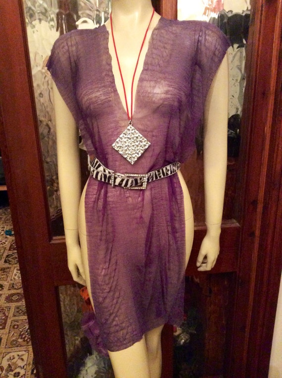 Kajira+Clothing New AKORIEHA Gorean Kajira Purple Ta-Teera Pleasure Slave Outfit with ...