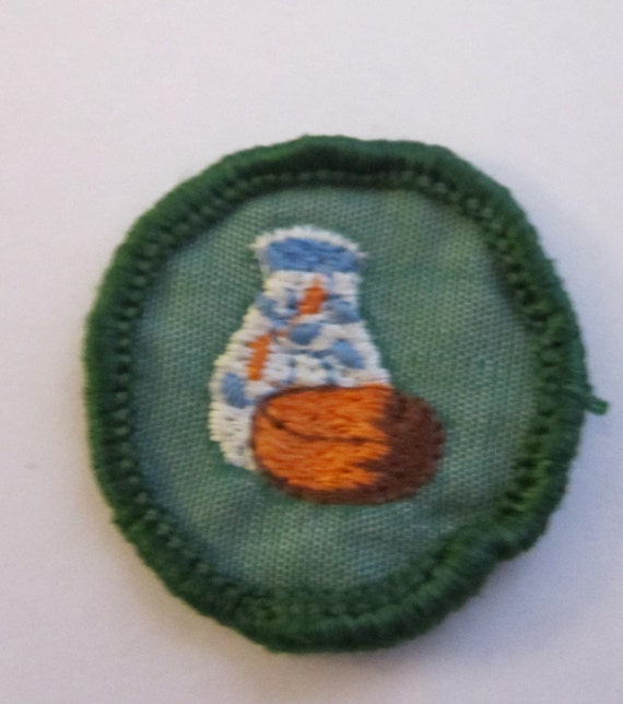 Vintage 1960's Intermediate Girl Scout Badge by AllThingsGirlScout