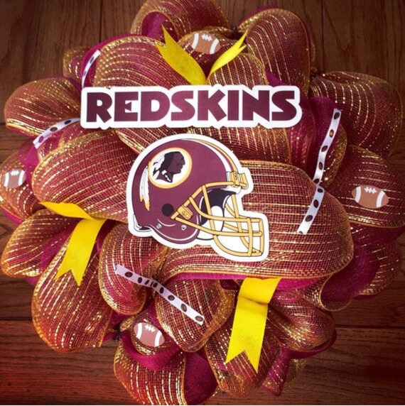 Items similar to Football Team Deco Mesh Wreath Your Choice of Team on Etsy