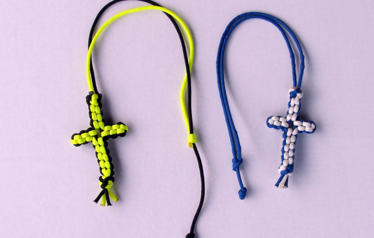 Paracord Necklace Paracord Cross Necklace Adjustable 550