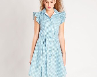 Sandwiches pattern dress and blouse Franzi