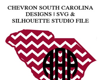 South Carolina Designs for Cutting Machines | SVG and Silhouette Studio (DXF)