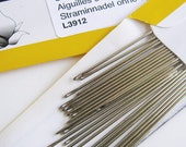 John James Blunt End Harness Needles, the best for leather, 25 needles per package