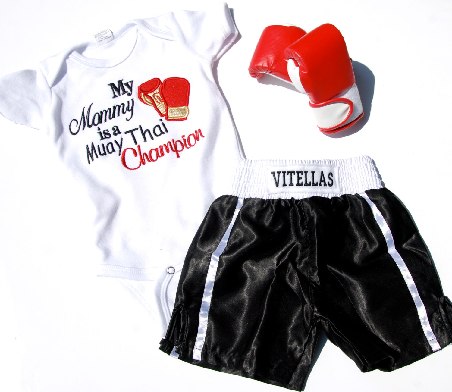 Baby boxing set/ Toddler Boxing set/ Shorts and gloves and
