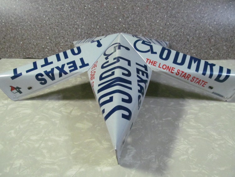 Custom Texas handicapped license plate 3D barn by ConvertThis