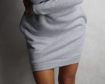 Sweatshirt dress long sleeves
