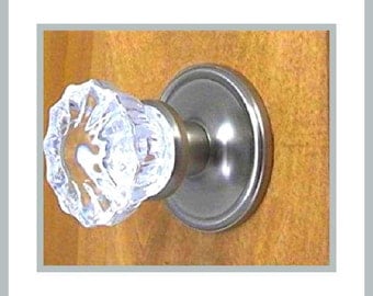 Crystal Door Knobs - Top of The Line Hardware - Design Your Way! Style and Finish! Your Family will Enjoy for Generations