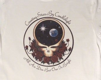 Counting Stars By Candlelight Terrapin Station Grateful Dead T~Shirt Space Your Face