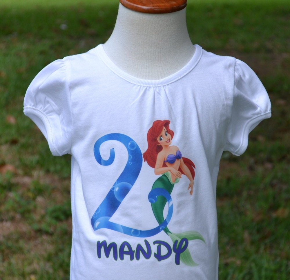 mermaid party shirt