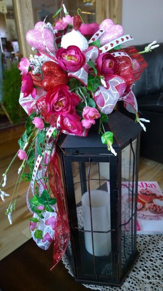 valentine Lantern Swag by mycountryflare on Etsy