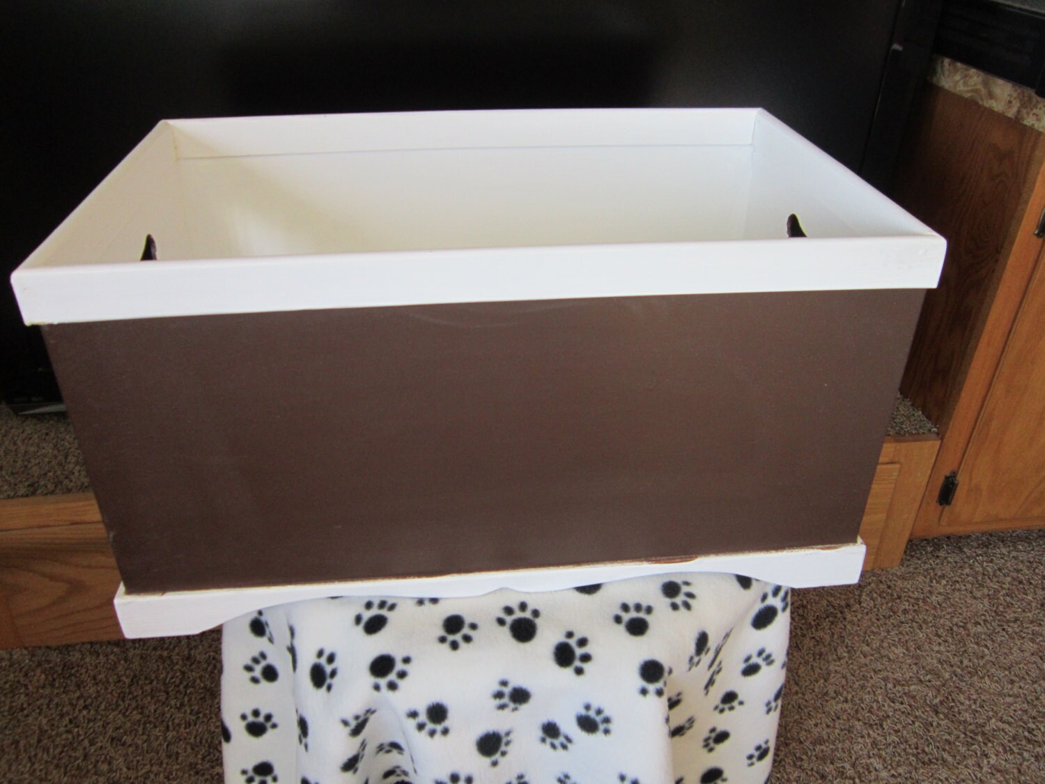 FREE SHIPPING Large Toy Box For a Dog Handmade Great