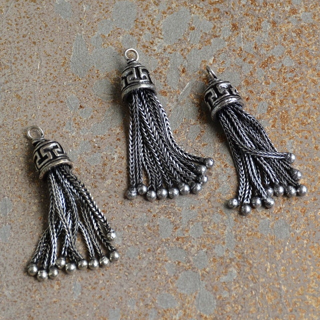 Tassels,Tassel Earrings, Tassel Necklace, Metal Tassel,Tibetan,Jewelry