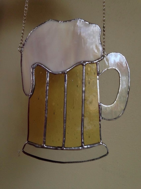 Items similar to Stained Glass Beer Mug on Etsy