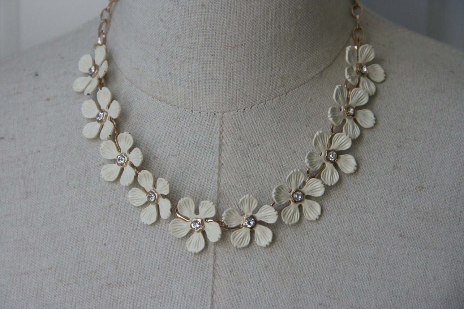 floral wedding necklace