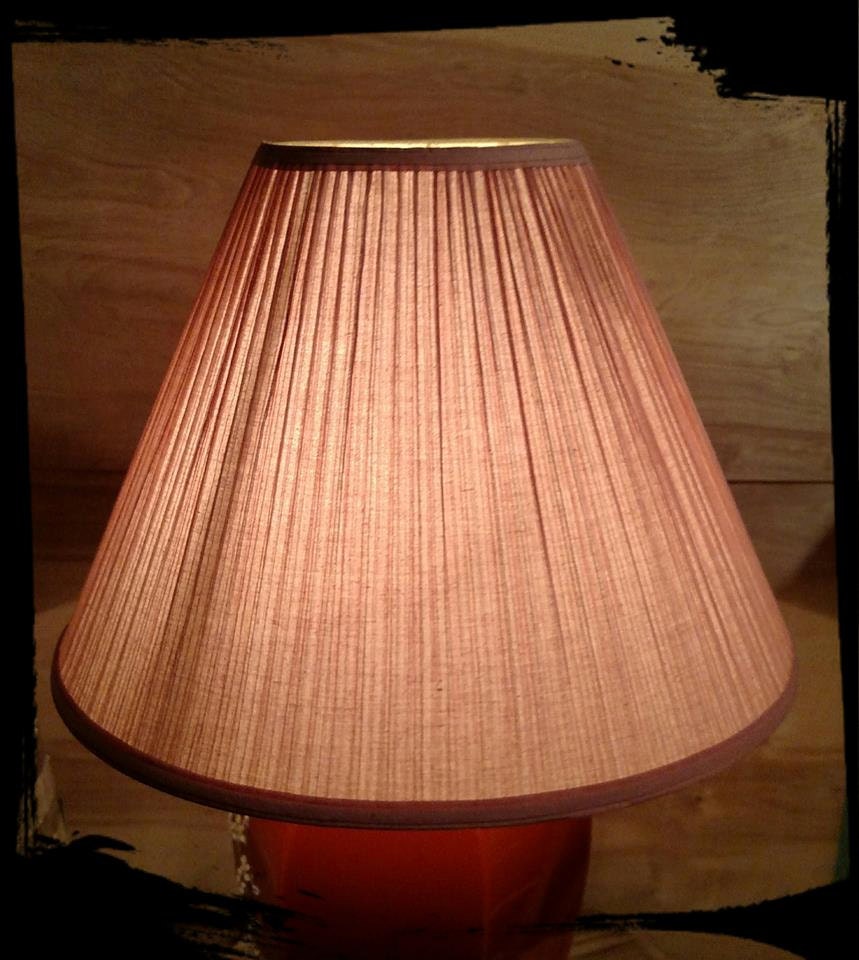 Beautiful Lamp Shade Cone Shaped Pink Rose Large by ...