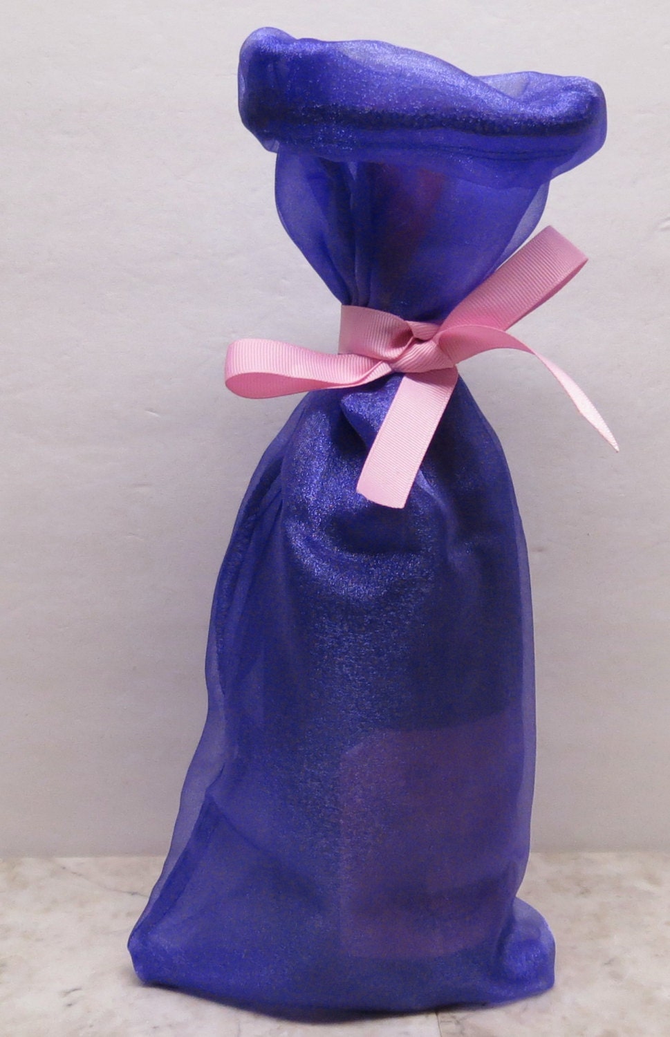 purple wine bag