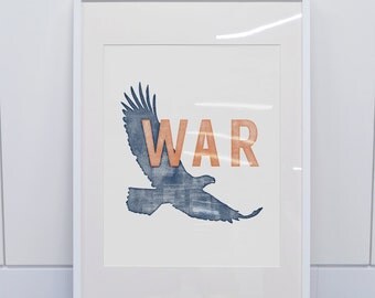 Auburn University / War Eagle / Auburn Inspired Art Print