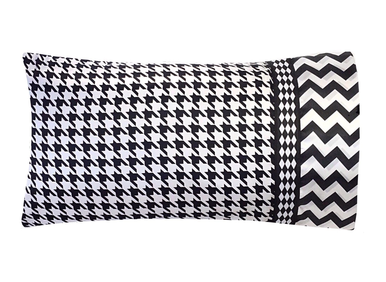 hounds tooth pillow