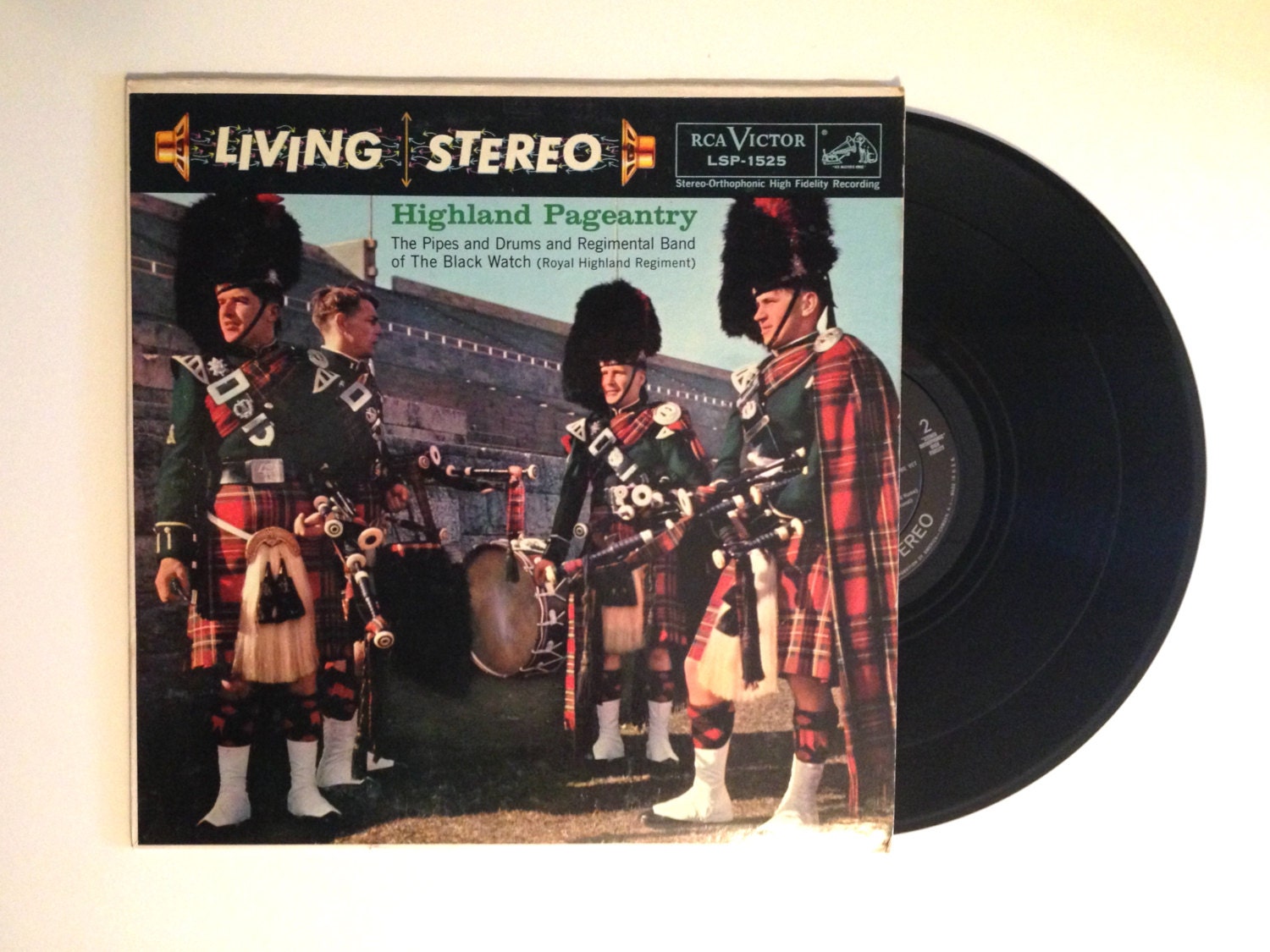 LP Album Regimental Band And Pipes And Drums Of The Black
