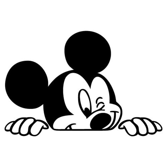Download Mickey Mouse Peeking Friend Cartoon Kids On Board von ...