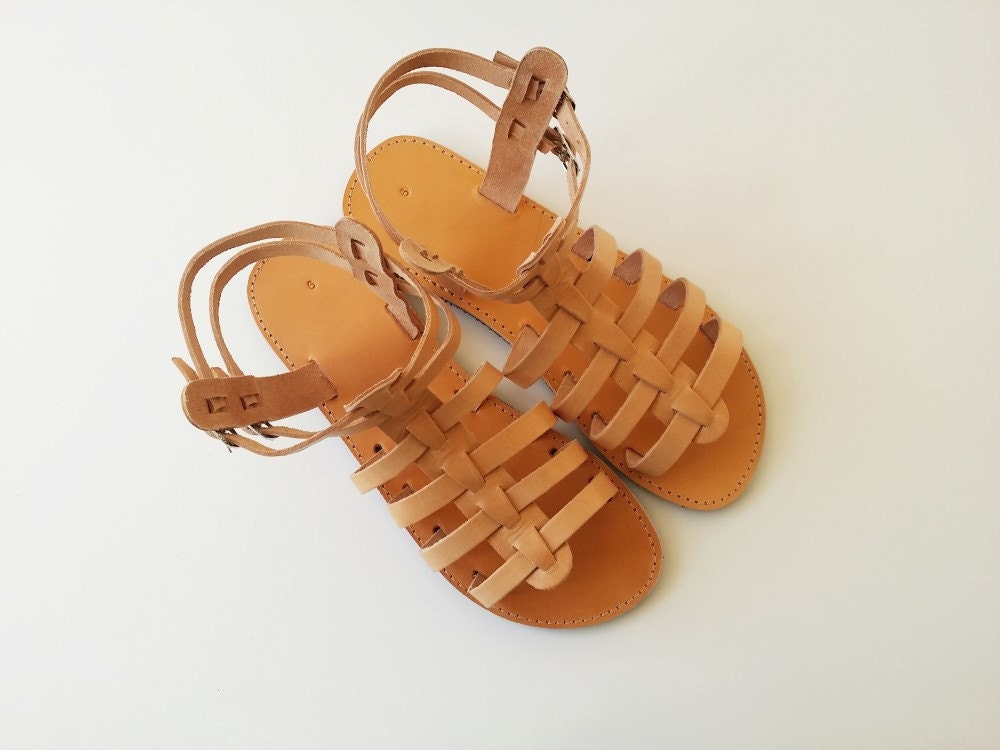 light brown gladiator sandals