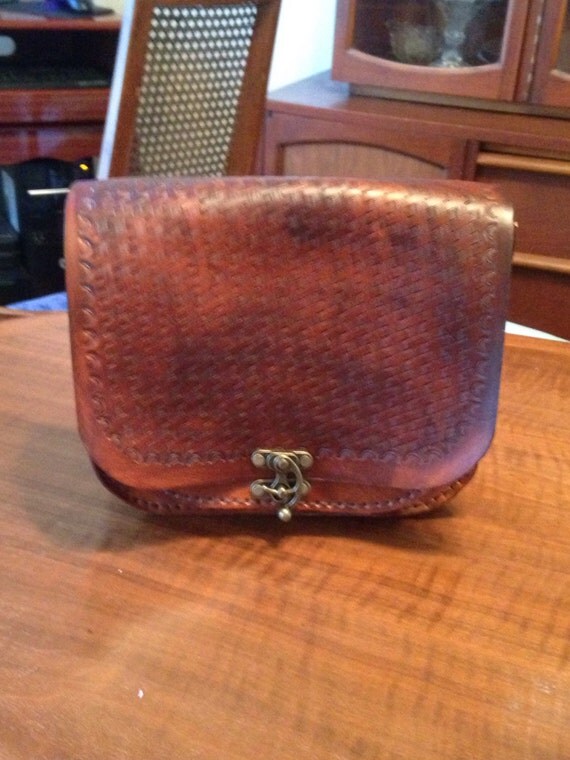 Leather satchel hand made by Marcshandycraft on Etsy